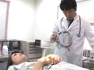 A Physician Playthings, Probes And Senses A Japanese Damsel's Tits And Gash