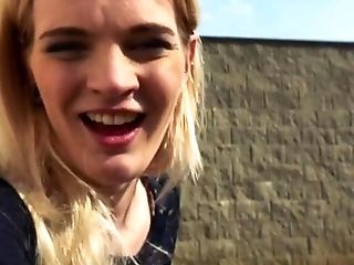 Gonzo Outdoors Fucking With First-timer Blonde Stranger Tereza